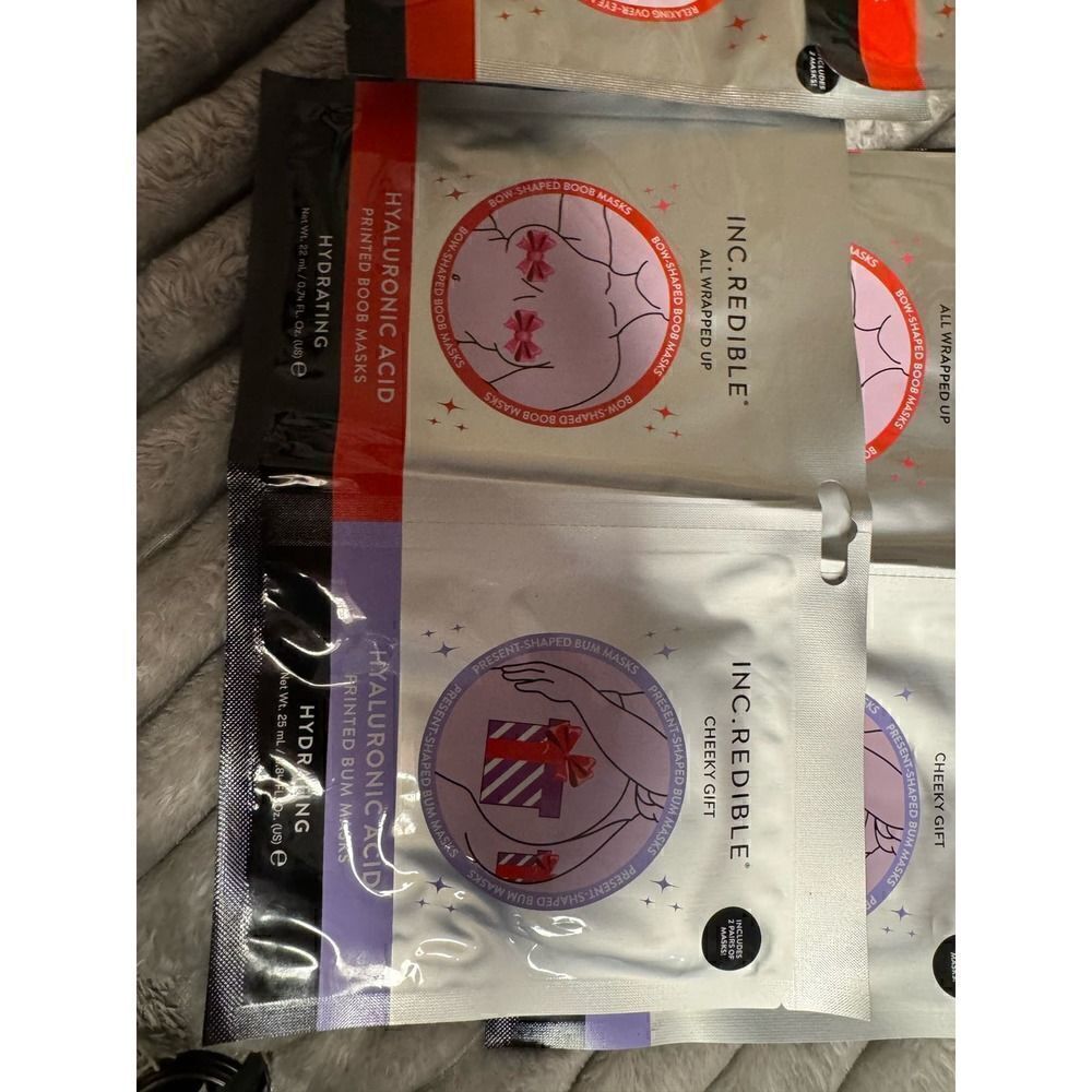 16x moisturizing bum tata beard & eye masks incredible inc.redible
